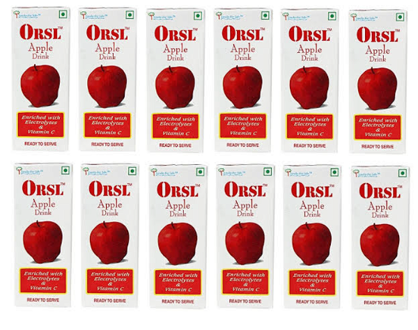 Orsl Plus Apple Drink - 200ml × 27pcs